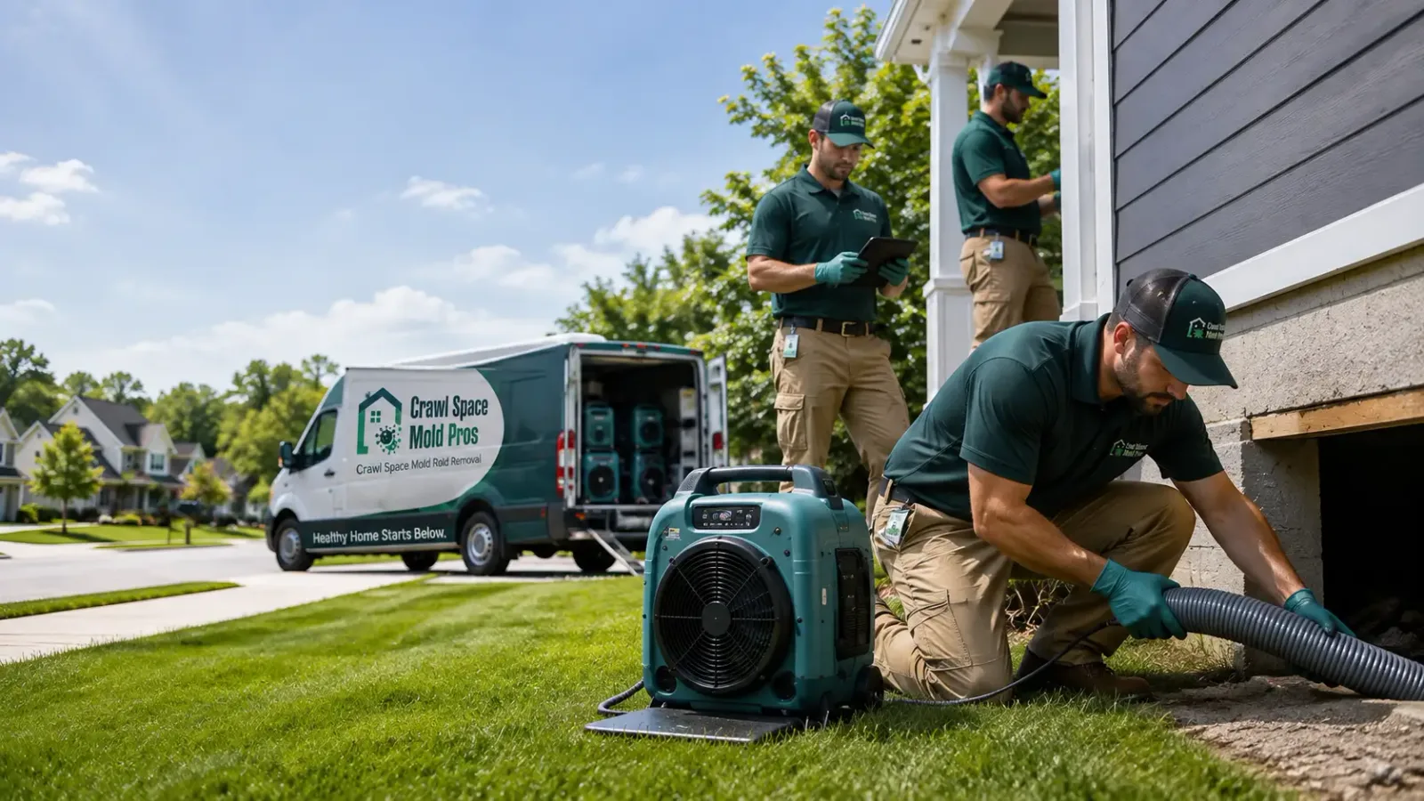 Crawl Space Mold Removal in Troy, IL
